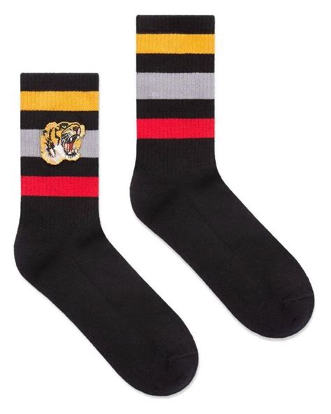 gucci tiger socks black|gucci over knee socks.